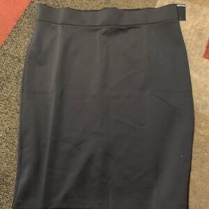 Eloquii Classic Black Pencil Skirt